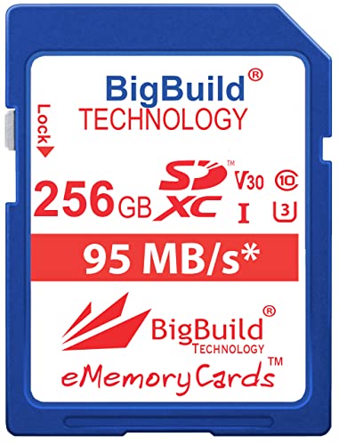 BigBuild Technology 256GB U3 SDXC-Speicherkarte für Canon PowerShot V10 Kameras BigBuild Technology 256GB U3 SDXC-Speicherkarte für Canon PowerShot V10 Kameras von BigBuild Technology
