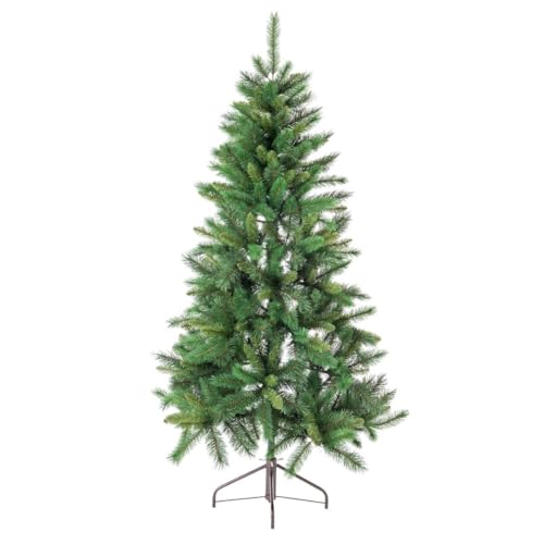 BigBuy Christmas Weihnachtsbaum grün PVC Metall Polyethylen 210 cm von BigBuy Christmas