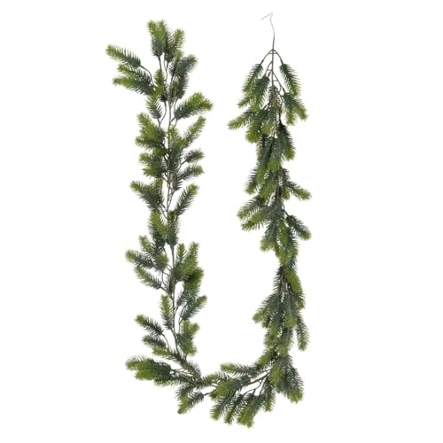 BigBuy Christmas Weihnachtsgirlande grün PVC 180 cm von BigBuy Christmas