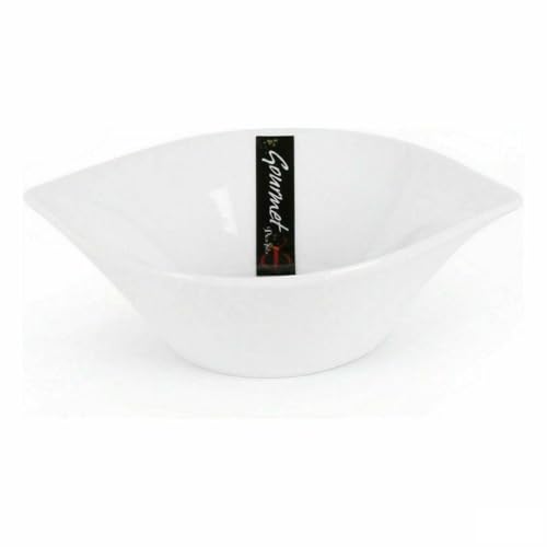 BigBuy Cooking Pica-Pica Gourmet Snackschale, Weiß, 15 x 11,5 x 4,2 cm, 24 Stück von BigBuy Cooking