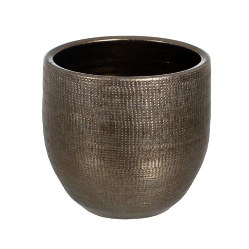 BigBuy Garden Blumentopf aus Keramik, 30 x 30 x 27 cm von BigBuy Garden