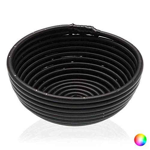 Basket polypropylene (17 x 7,5 x 17 cm) - Black von BigBuy Home