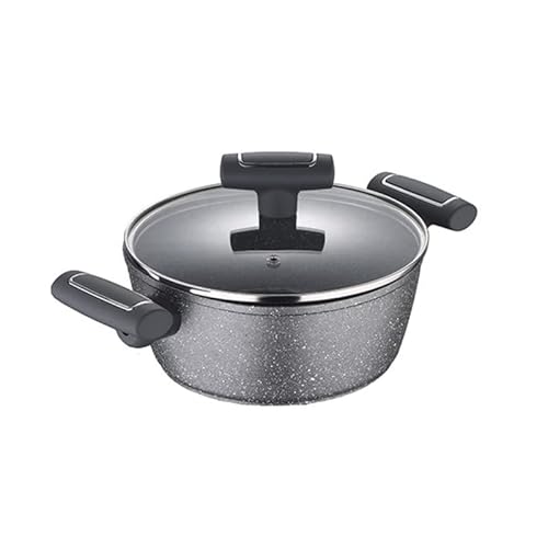 Bergner Kochtopf Grau Aluminium geschmiedet Maße Ø 20 x 8,5 cm - 2,2 L von BigBuy Home