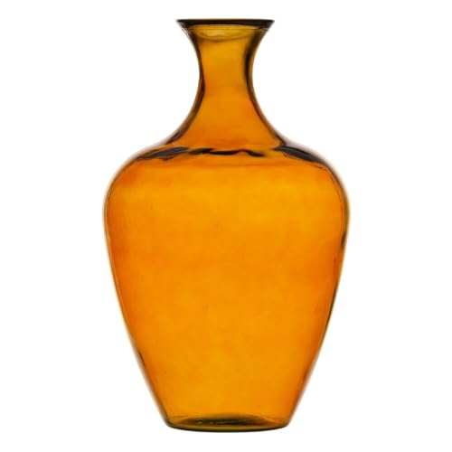 BigBuy Home Amber Vase aus recyceltem Glas, 40 x 40 x 65 cm von BigBuy Home