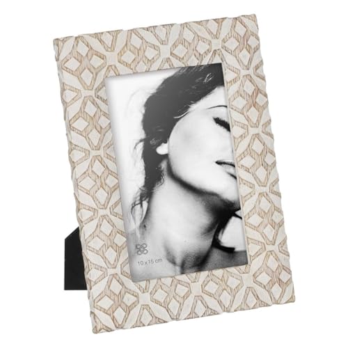 BigBuy Home Bilderrahmen, Weiß, Beige, Polyresin, 15,3 x 1,8 x 20,4 cm BigBuy Home Bilderrahmen, Weiß, Beige, Polyresin, 15,3 x 1,8 x 20,4 cm von BigBuy Home