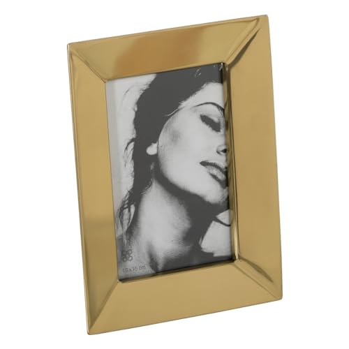 BigBuy Home Bilderrahmen Gold Edelstahl Glas 16,5 x 21,5 cm von BigBuy Home