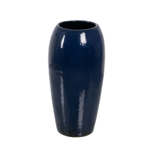 BigBuy Home Blaue Vase Keramik 31 x 31 x 60,5 cm von BigBuy Home
