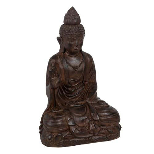 BigBuy Home Buddha Skulptur Braun 56 x 42 x 88 cm von BigBuy Home