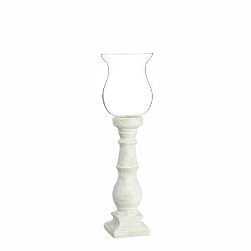 BigBuy Home Kerzenhalter, 20,5 x 20,5 x 71 cm, Zementglas, Weiß BigBuy Home Kerzenhalter, 20,5 x 20,5 x 71 cm, Zementglas, Weiß von BigBuy Home