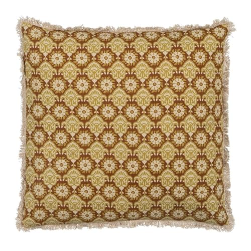 BigBuy Home Kissen Baumwolle Braun Beige 50 x 50 cm von BigBuy Home