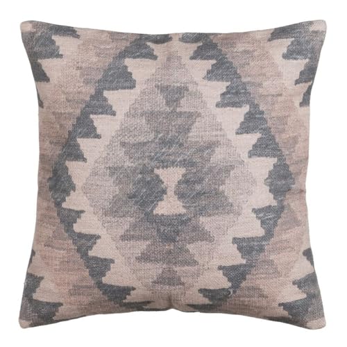 BigBuy Home Kissen Baumwolle Grau Rosa 45 x 45 cm von BigBuy Home