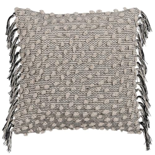 BigBuy Home Kissen Baumwolle Schwarz Beige 45 x 45 cm von BigBuy Home