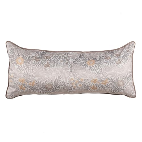 BigBuy Home Kissen Beige Blumen 90 x 40 cm von BigBuy Home