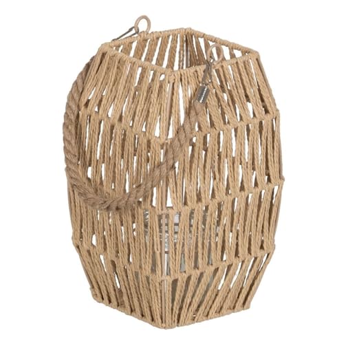 BigBuy Home Laterne Kerzenhalter Laterne Beige Metall Papier Glas 16,5 x 16,5 x 25,5 cm BigBuy Home Laterne Kerzenhalter Laterne Beige Metall Papier Glas 16,5 x 16,5 x 25,5 cm von BigBuy Home