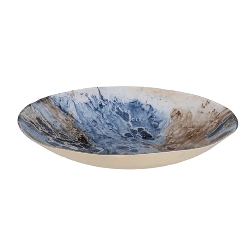 BigBuy Home Mittelstück Blau Braun Glas 39 x 39 x 6,5 cm von BigBuy Home