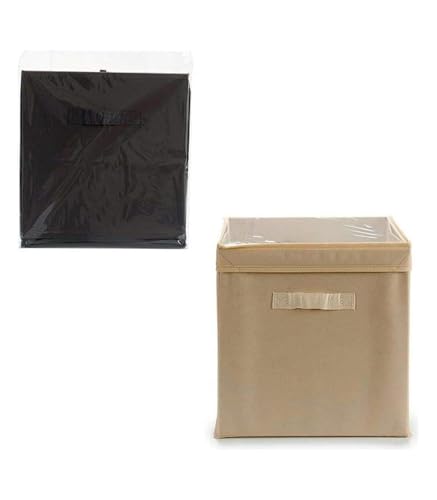 BigBuy Home S3600650 Faltbox 31 x 31 x 31 cm von BigBuy Home