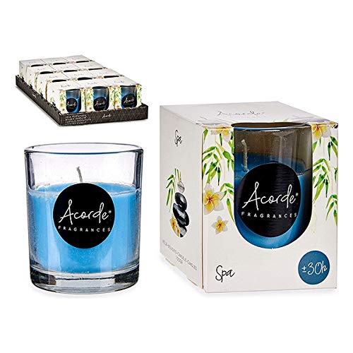 BigBuy Home S3606570 Kerze Spa, Blau von BigBuy Home