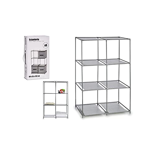 BigBuy Home S3606938 Organizer, grau, Verschiedene Materialien, Standard von BigBuy Home