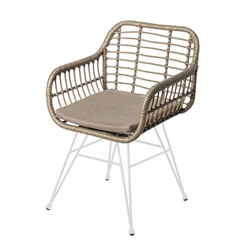 BigBuy Home Stuhl, Rattan Legierter Stahl, Estándar von BigBuy Home