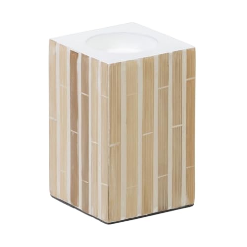 BigBuy Home Teelichthalter, Beige, Bambus, MDF, 10,5 x 10,5 x 16 cm BigBuy Home Teelichthalter, Beige, Bambus, MDF, 10,5 x 10,5 x 16 cm von BigBuy Home