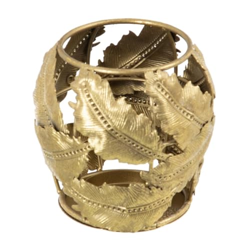 BigBuy Home Teelichthalter, goldfarben, Eisen, 12 x 12 cm BigBuy Home Teelichthalter, goldfarben, Eisen, 12 x 12 cm von BigBuy Home