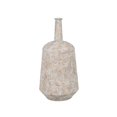 BigBuy Home Vase Creme Eisen 20 x 20 x 40,5 cm von BigBuy Home