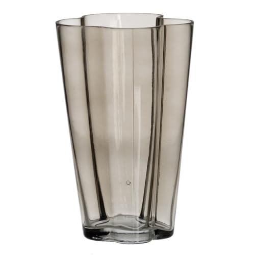 BigBuy Home Vase Grau Glas 15,5 x 15 x 25 cm von BigBuy Home