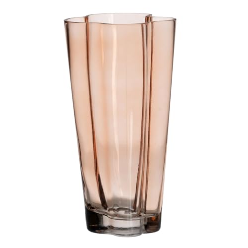 BigBuy Home Vase braun Glas 15,5 x 15 x 30 cm von BigBuy Home