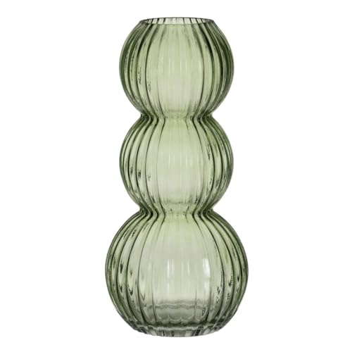 BigBuy Home Vase grün Glas 14,5 x 14,5 x 32 cm von BigBuy Home