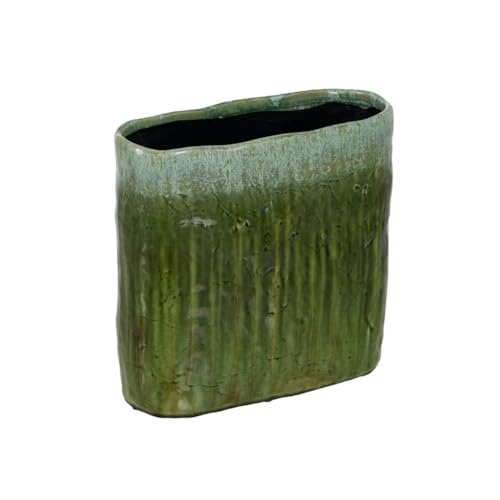 BigBuy Home Vase grün Keramik 32,5 x 15 x 31,5 cm von BigBuy Home