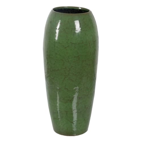 BigBuy Home Vase grün Keramik 35 x 35 x 81 cm von BigBuy Home