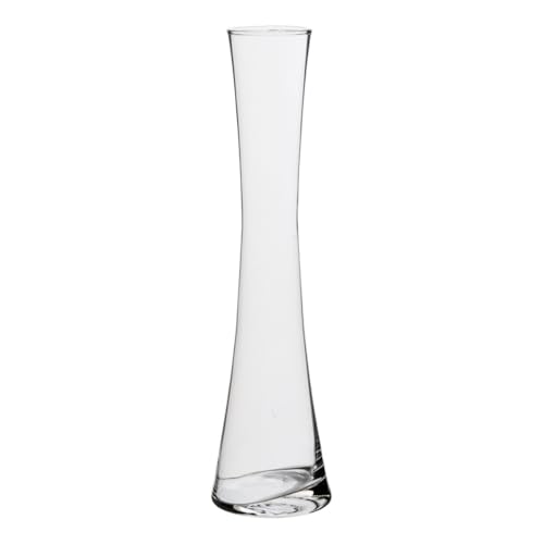 BigBuy Home Vase transparent Glas 9,5 x 9,5 x 37 cm von BigBuy Home