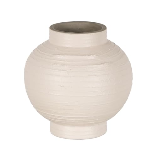 BigBuy Home Vase weiß Keramik 20 x 20 x 20 cm von BigBuy Home