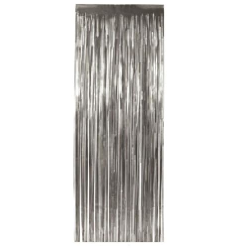 BigBuy Home Vorhang Silber 200 x 100 cm BigBuy Home Vorhang Silber 200 x 100 cm von BigBuy Home