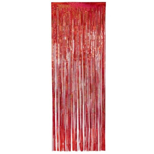 BigBuy Home Vorhang rot 200 x 100 cm von BigBuy Home