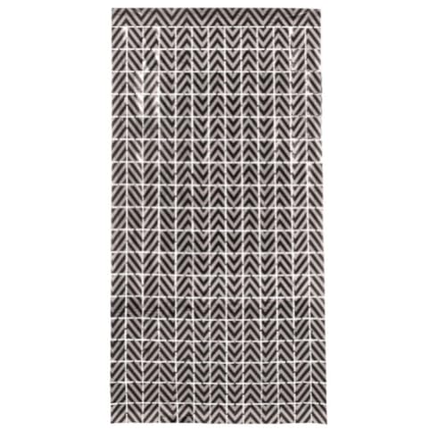 BigBuy Home Vorhang schwarz/Silber 200 x 100 cm von BigBuy Home