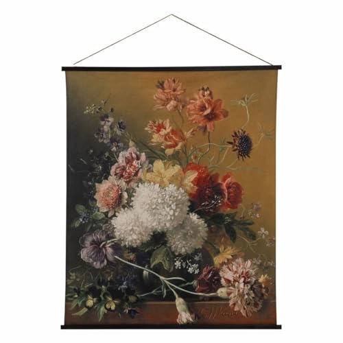 BigBuy Home Wanddekoration Tapisserie Hanf Tannenholz Stoff 125 x 1,7 x 145 cm von BigBuy Home