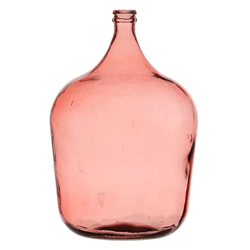 Dekorative Karaffe 36,5 x 36,5 x 56 cm Rosa Recyclingglas von BigBuy Home