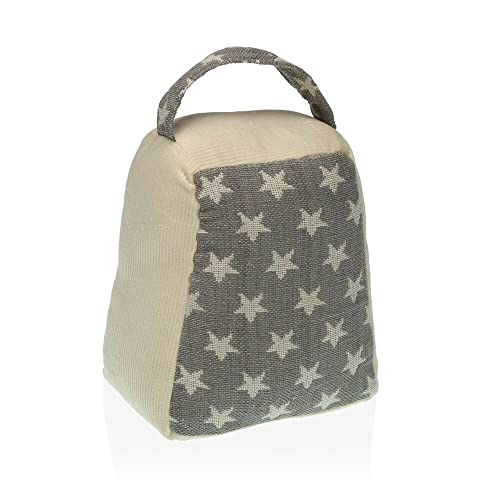 Door Holder Grey Stars Polyester (13 x 18 x 16 cm) von BigBuy Home