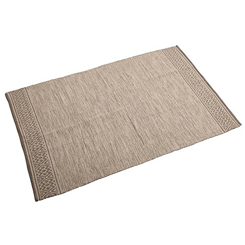 Grauer Teppich, Baumwolle, 120 x 1 x 180 cm von BigBuy Home