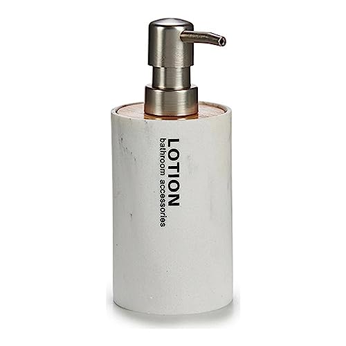 Lotion Metal Bambus Seifenspender aus Polyresin (350 ml) (1 Stück) von BigBuy Home