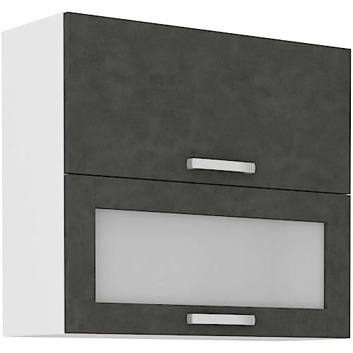 Schrank 80 x 31,6 x 72 cm, grau von BigBuy Home