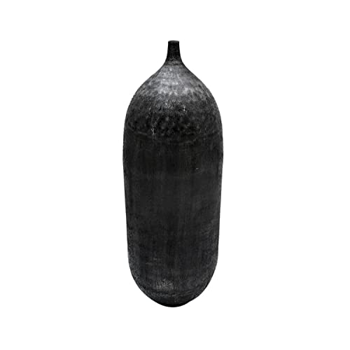 Schwarze Vase, Aluminium von BigBuy Home