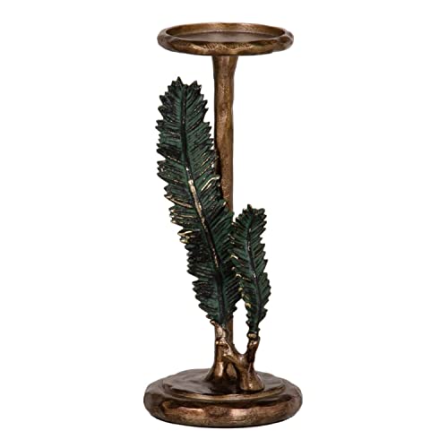 Teelichthalter 11 x 11 x 27,5 cm Metall Kupfer Teelichthalter 11 x 11 x 27,5 cm Metall Kupfer von BigBuy Home