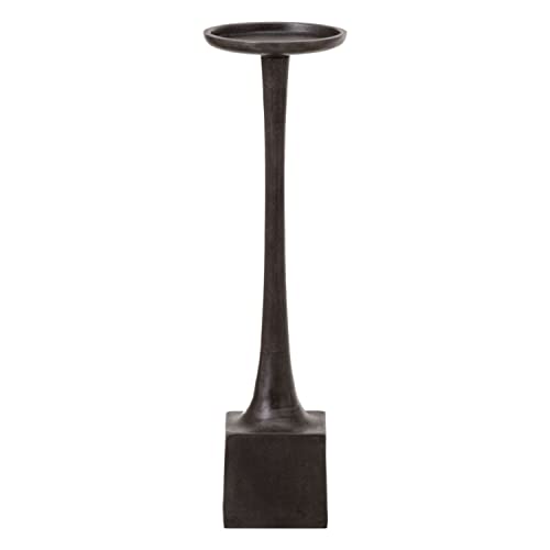 Teelichthalter 12 x 12 x 41,5 cm grau Aluminium Teelichthalter 12 x 12 x 41,5 cm grau Aluminium von BigBuy Home