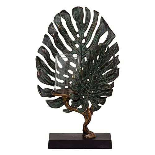 BigBuy Home Teelichthalter 28 x 10 x 45 cm Metallglas Kupfergrün Hochzeit BigBuy Home Teelichthalter 28 x 10 x 45 cm Metallglas Kupfergrün Hochzeit von BigBuy Home
