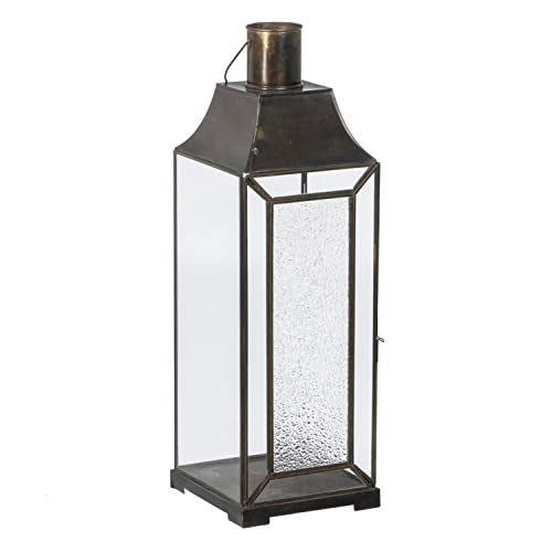 BigBuy Home Teelichthalter aus Glas, Gold, 17 x 17 x 54 cm BigBuy Home Teelichthalter aus Glas, Gold, 17 x 17 x 54 cm von BigBuy Home