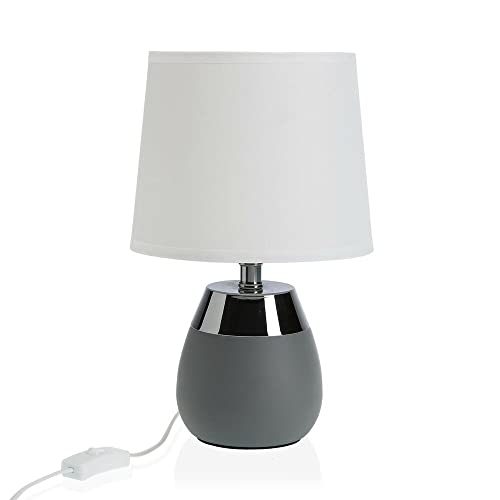 BigBuy Home Tischlampe aus Metall, Grau, 18 x 29 x 18 cm von BigBuy Home