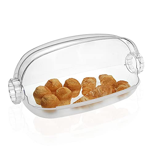 BigBuy Home Transparent Polystyrene Bread Bin (23 x 20 x 43.5 cm) von BigBuy Home