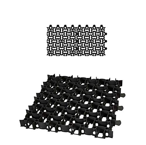 BigDean 2X Rasengitter Paddockplatte SCHWARZ 50x50 cm Rasenmatten Rasenwaben Kiesgitter Parkplatzrasen 0,5m² BigDean 2X Rasengitter Paddockplatte SCHWARZ 50x50 cm Rasenmatten Rasenwaben Kiesgitter Parkplatzrasen 0,5m² von BigDean